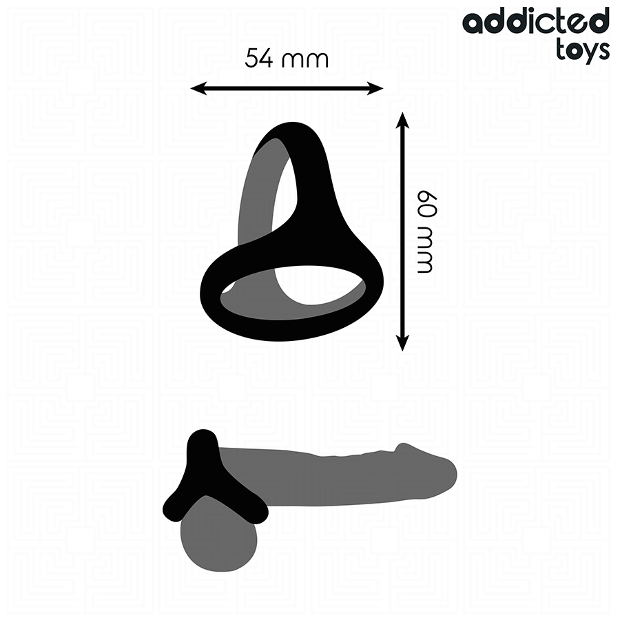 ADDICTED TOYS - ANILLO TRIPLE GRUESO PARA EL PENE - Imagen 5