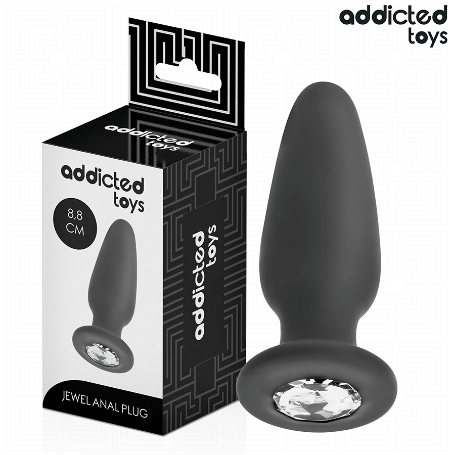 ADDICTED TOYS - PLUG ANAL CON JOYA SILICONA TALLA S 8,8 CM - Imagen 6