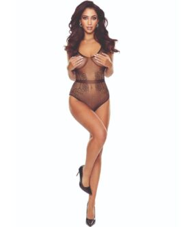PASSION - BS115 BODYSTOCKING REJILLA NEGRO