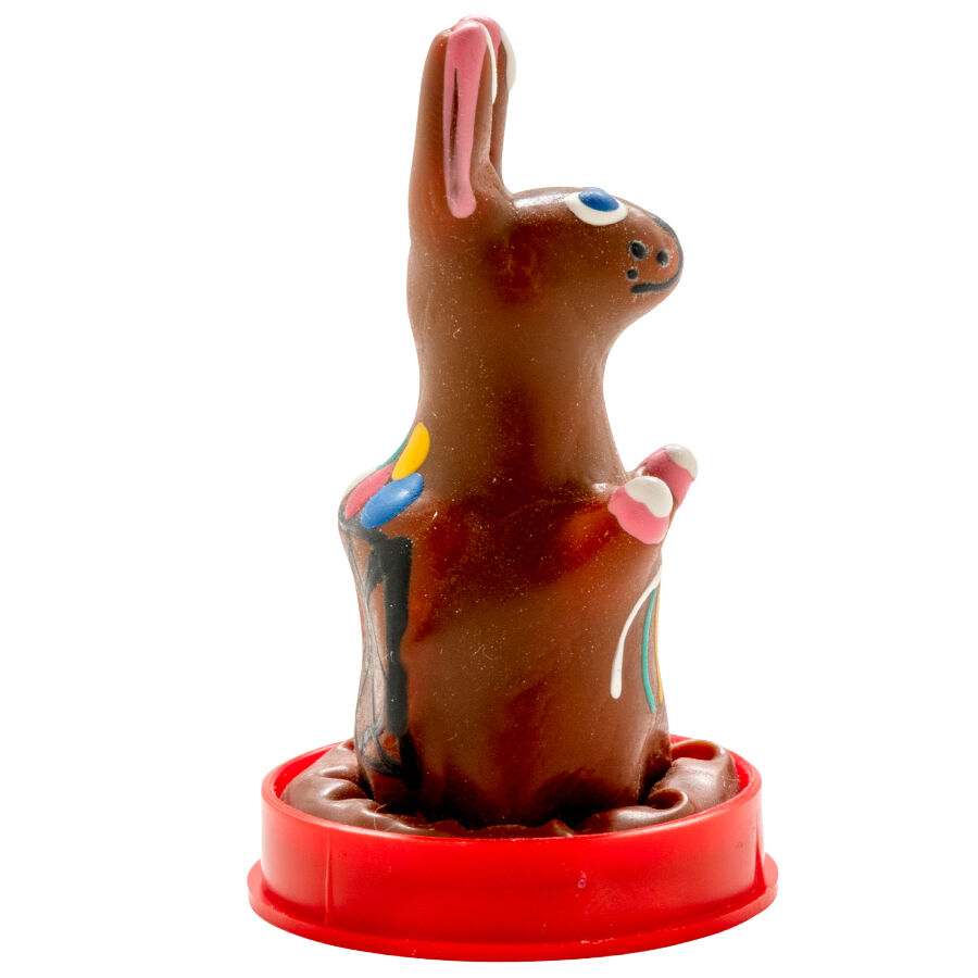 CONDOMERIE - PRESERVATIVO DECORATIVO PINTADO A MANO CONEJITO DE PASCUA - Image 3