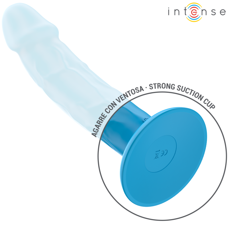 INTENSE - PHOEBE VIBRADOR REALÍSTICO 10 VIBRACIONES AZUL CONTROL REMOTO - Imagen 6