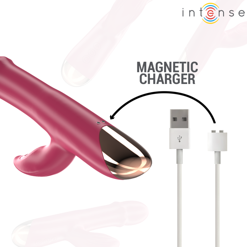 INTENSE - CHLOE VIBRADOR MULTIFUNCIÓN 3 EN 1 ROJO - Imagen 7