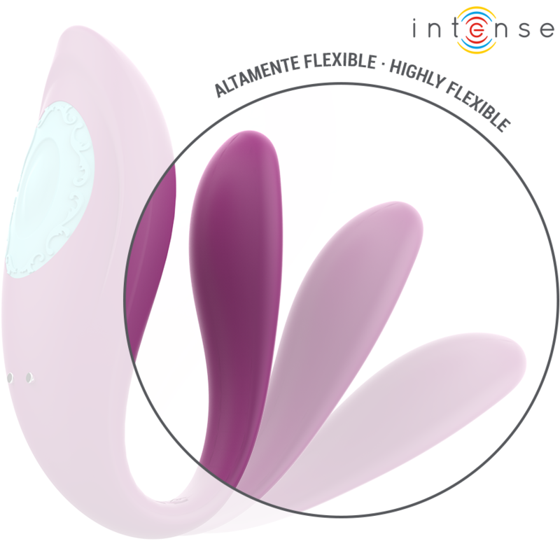 INTENSE - ANNIE ESTIMULADOR & VIBRADOR FORMA DE U MORADO CONTROL REMOTO - Imagen 6