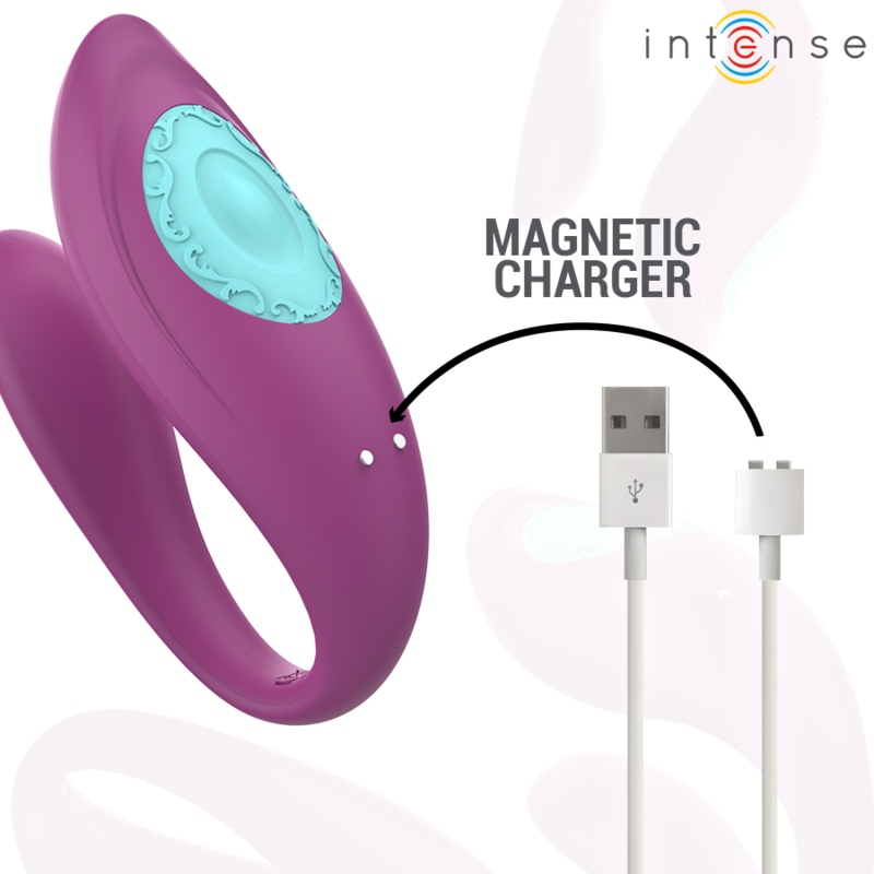 INTENSE - ANNIE ESTIMULADOR & VIBRADOR FORMA DE U MORADO CONTROL REMOTO - Imagen 7