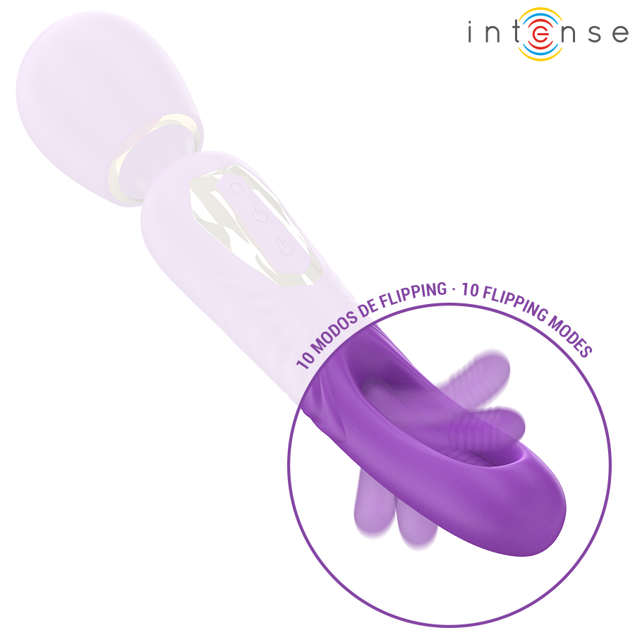 INTENSE - CHRISTY VIBRADOR WAND CON LENGUA GIRATORIA - Imagen 6