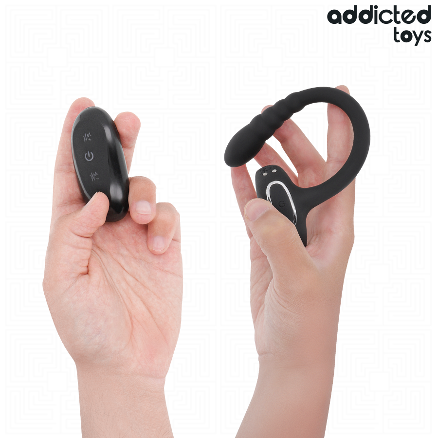 ADDICTED TOYS - ANILLO PENE VIBRADOR PUNTO·P CONTROL REMOTO - Imagen 4