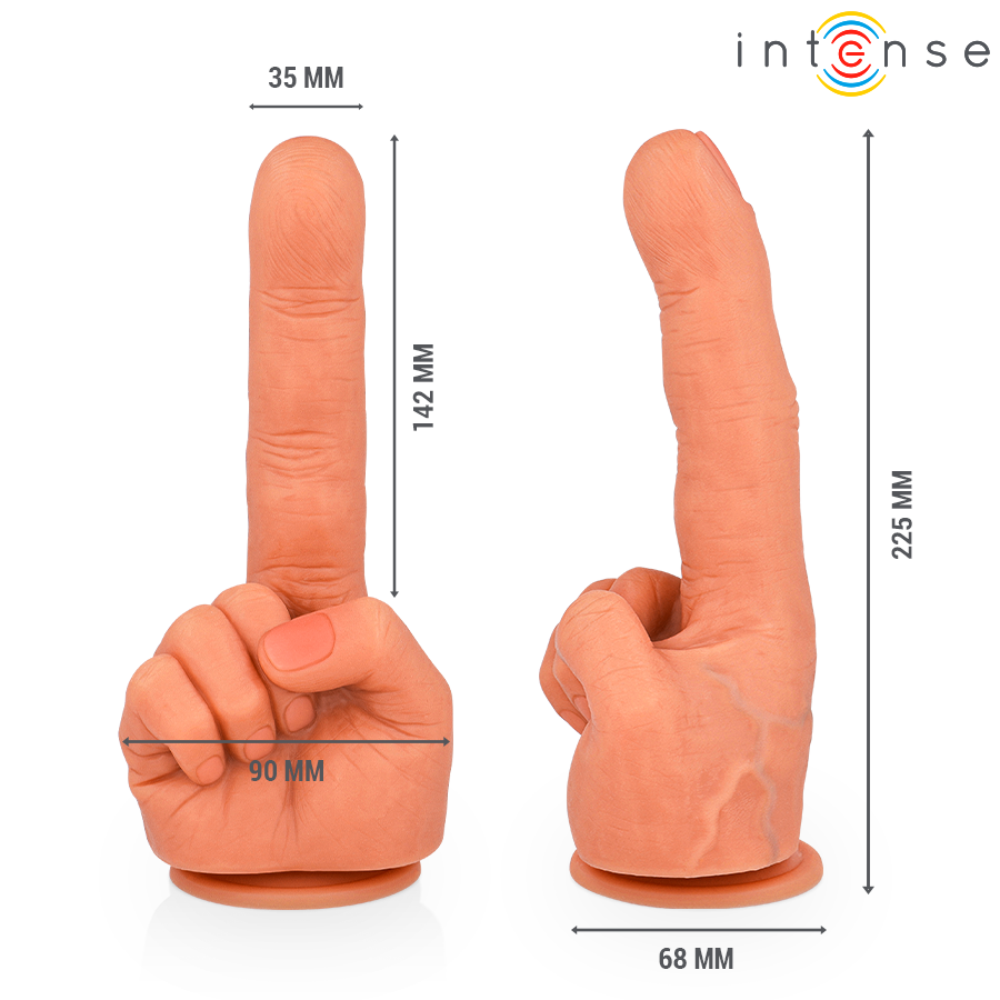 INTENSE - HUBERT ESTIMULADOR PUNTO·G MANO FLEXIBLE 14,2 CM - Imagen 2