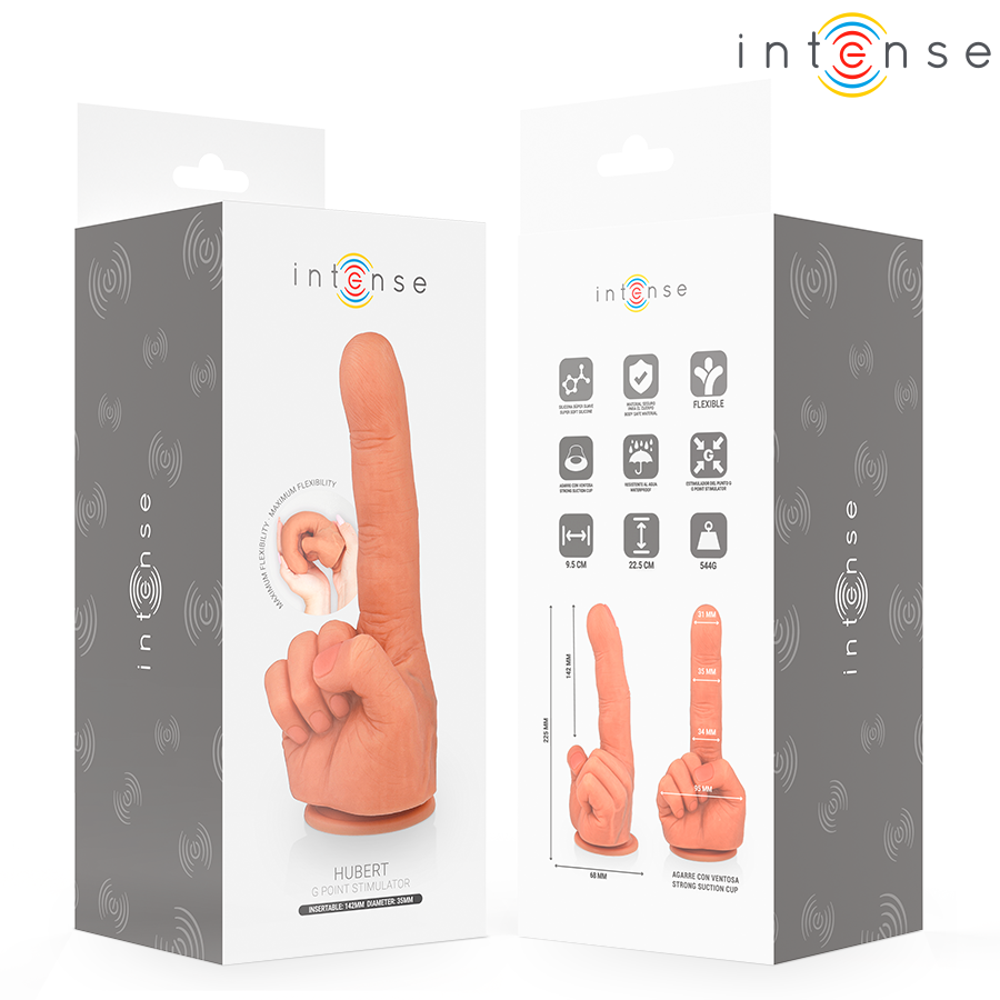 INTENSE - HUBERT ESTIMULADOR PUNTO·G MANO FLEXIBLE 14,2 CM - Imagen 6