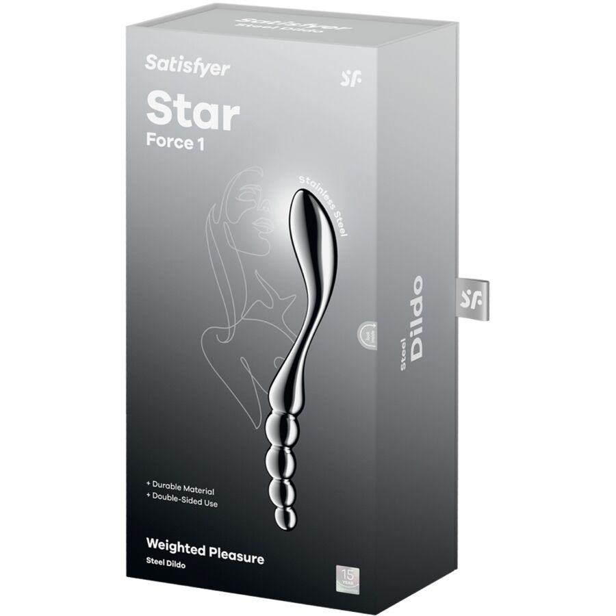SATISFYER - STAR FORCE 1 DILDO ACERO INOXIDABLE DOBLE USO - Image 5