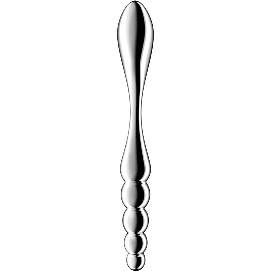 SATISFYER - STAR FORCE 1 DILDO ACERO INOXIDABLE DOBLE USO - Image 2