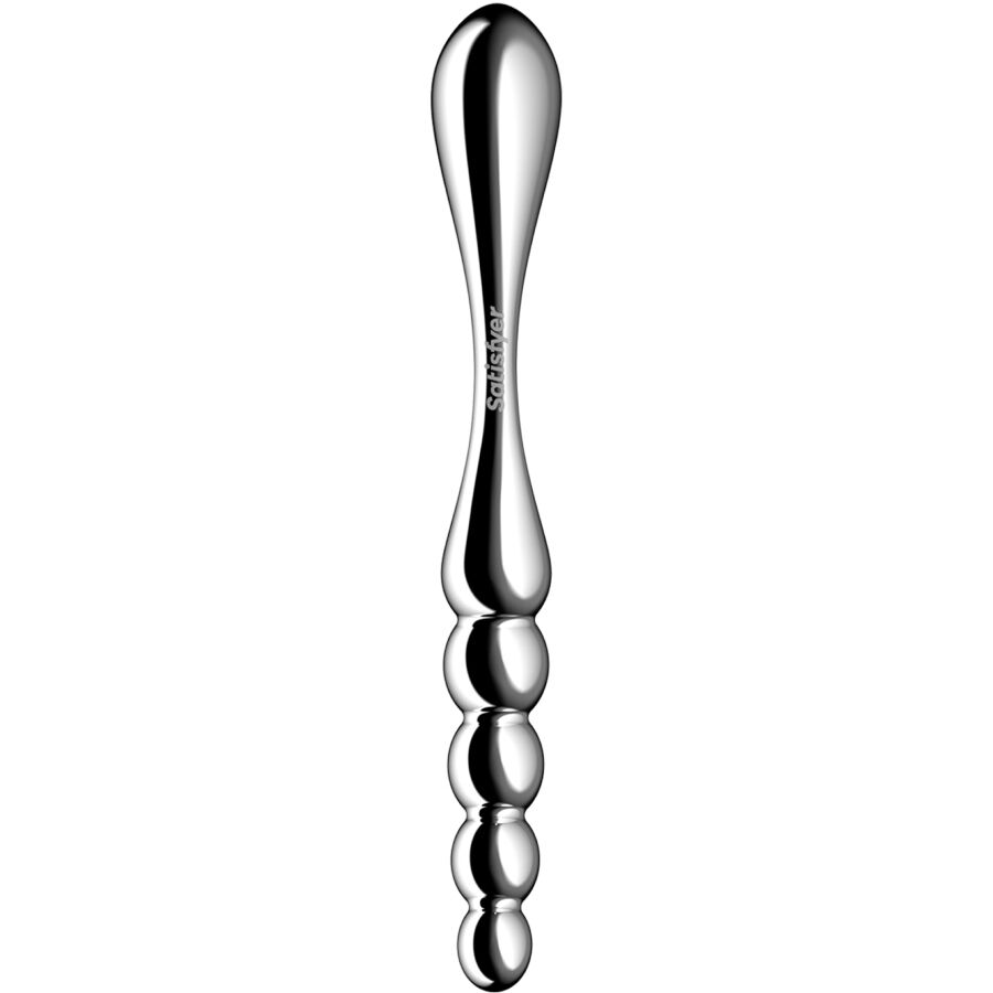 SATISFYER - STAR FORCE 1 DILDO ACERO INOXIDABLE DOBLE USO - Image 4