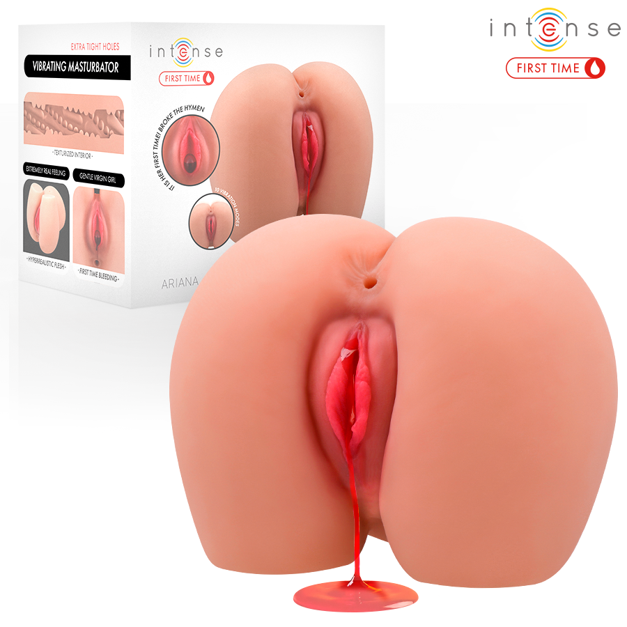 INTENSE FIRST TIME - ARIANA VAGINA VIBRADORA VIRGEN CON HIMEN Y SANGRADO - Imagen 2