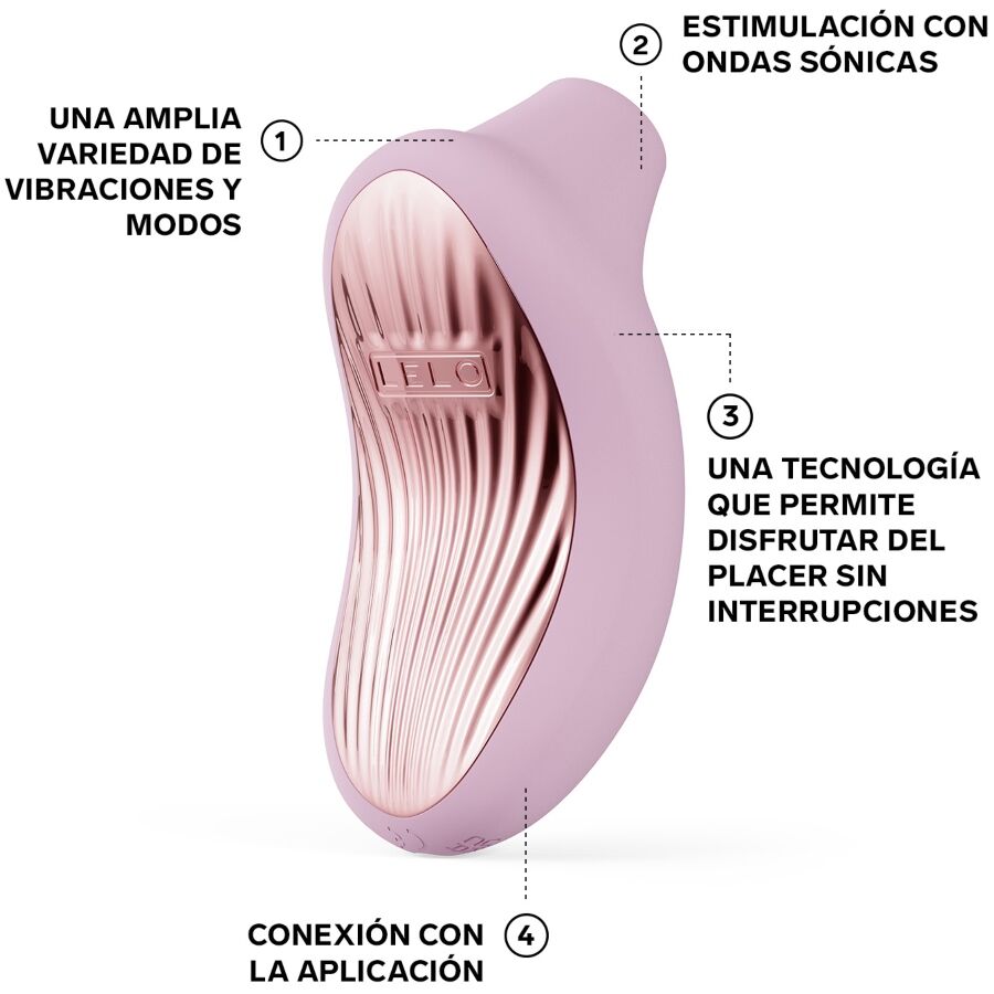LELO - SONA 3 CRUISE MASAJEADOR SÓNICO DE CLÍTORIS ROSA - Imagen 4