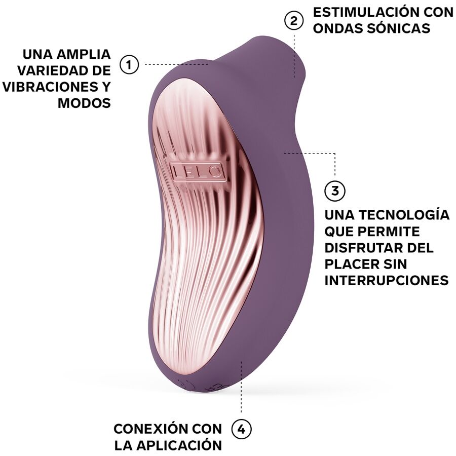 LELO - SONA 3 CRUISE MASAJEADOR SÓNICO DE CLÍTORIS VIOLETA - Imagen 5