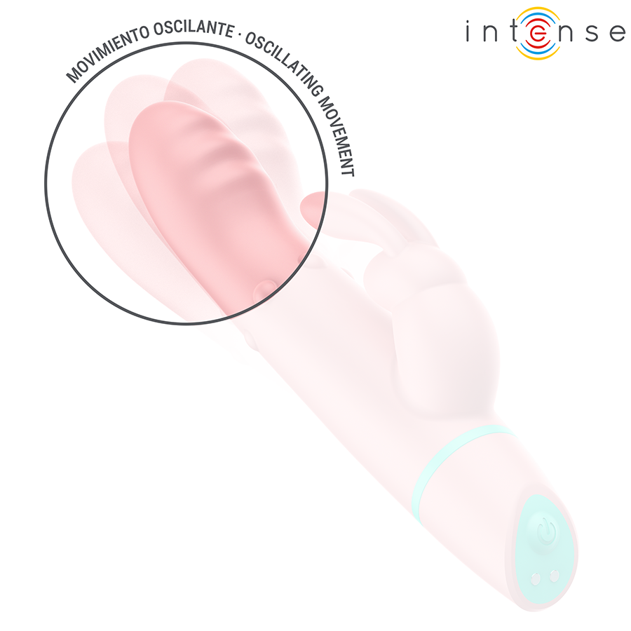 INTENSE - ALVIN ESTIMULADOR RABBIT & VIBRADOR ROLLING + OSCILANTE - Imagen 6
