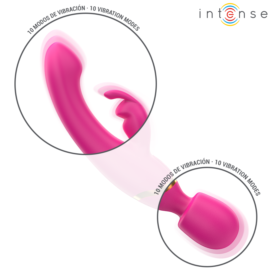 INTENSE - WINONA DOBLE VIBRADOR RABBIT & WAND - Imagen 5