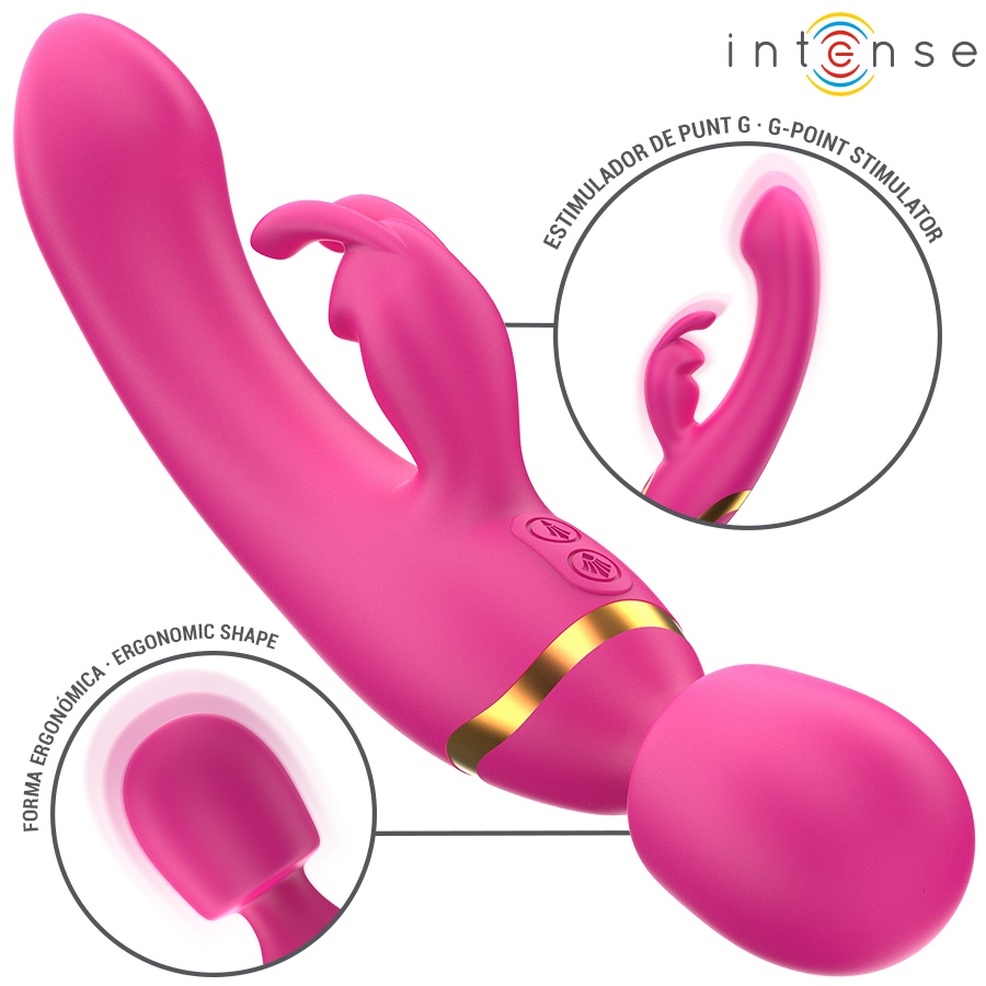 INTENSE - WINONA DOBLE VIBRADOR RABBIT & WAND - Imagen 3