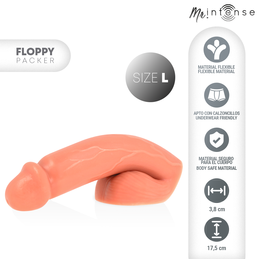 MR INTENSE - FLOPPY TALLA L PACKER REALÍSTICO - Imagen 2