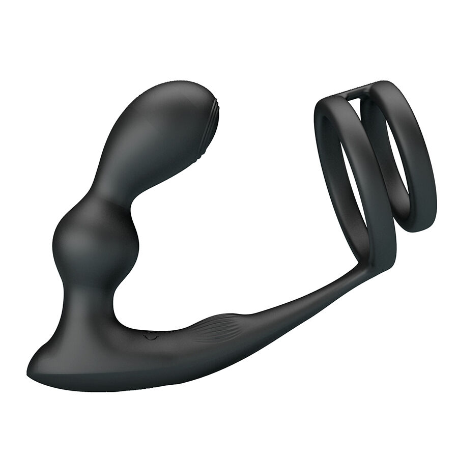 MR PLAY - ANILLO PARA PENE CON PLUG ANAL CON VIBRACIÓN CONTROL REMOTO - Imagen 5
