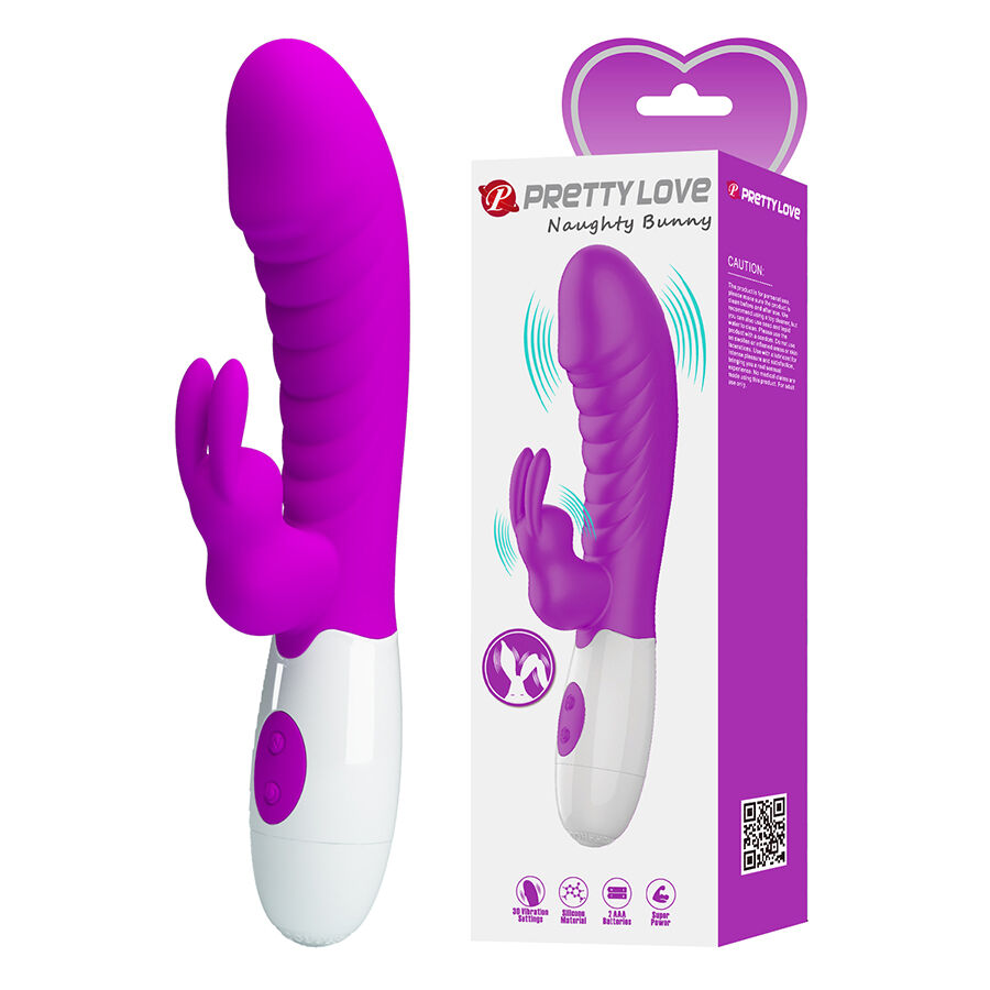 PRETTY LOVE - NAUGHTY BUNNY VIBRADOR MORADO - Imagen 6