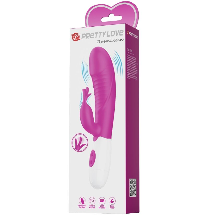 PRETTY LOVE - RASMUSSEN VIBRADOR PUNTO G MORADO - Imagen 3