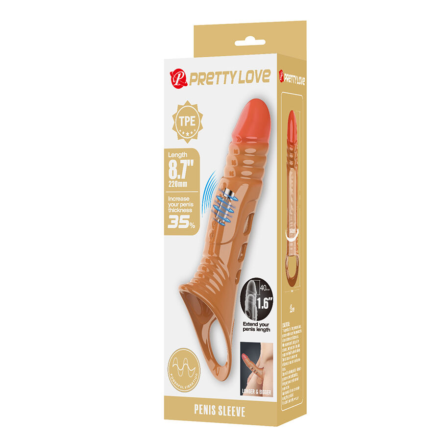 PRETTY LOVE - FUNDA PARA PENE CON VIBRACIÓN - Imagen 5