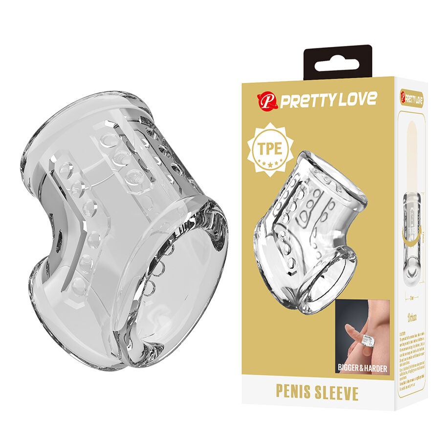 PRETTY LOVE - FUNDA CORTA PARA PENE TRANSAPARENTE - Imagen 8