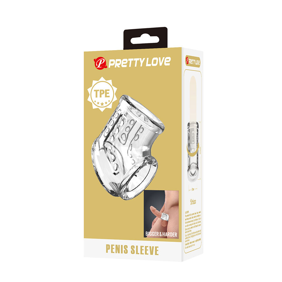 PRETTY LOVE - FUNDA CORTA PARA PENE TRANSAPARENTE - Imagen 7