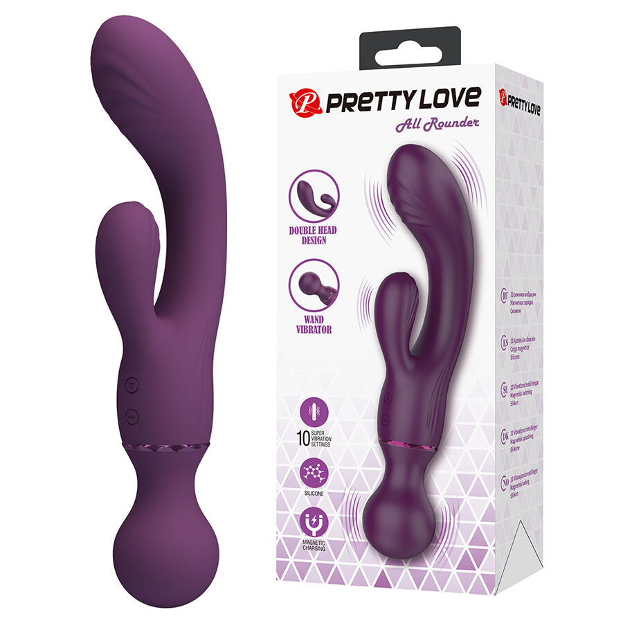 PRETTY LOVE - ALL ROUNDER VIBRADOR PUNTO G MORADO - Imagen 10