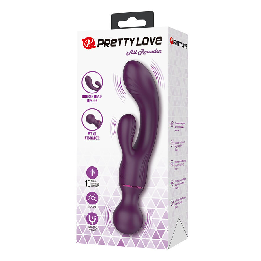 PRETTY LOVE - ALL ROUNDER VIBRADOR PUNTO G MORADO - Imagen 7