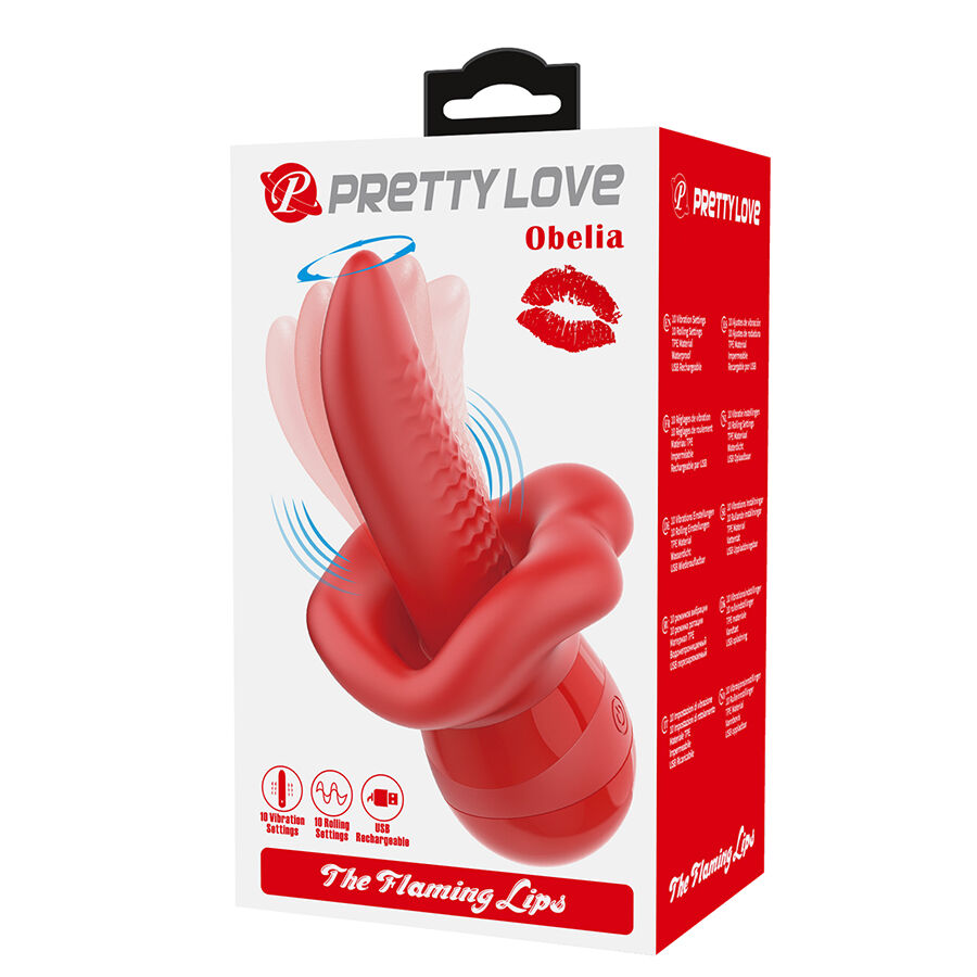 PRETTY LOVE - OBELIA LENGUA MASTURBADORA CON MOVIMIENTO ORBITAL - Imagen 7