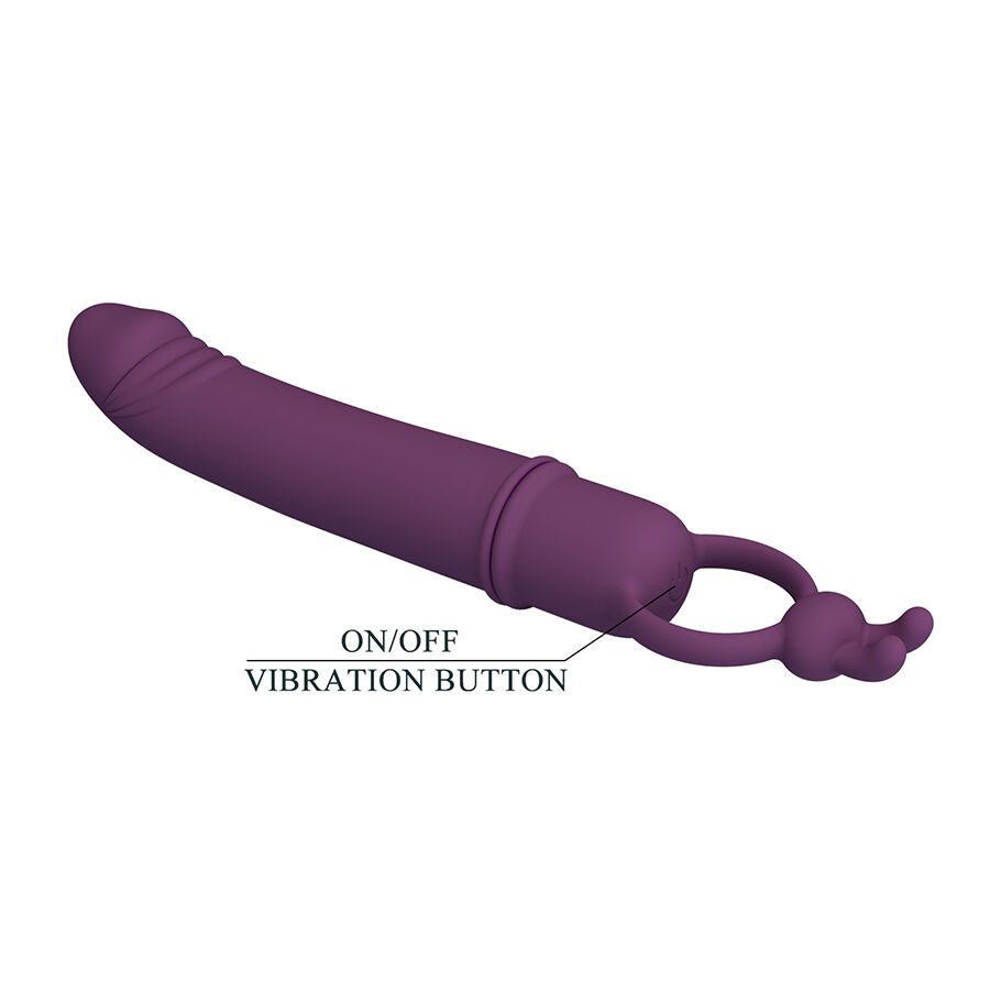 PRETTY LOVE - CORA VIBRADOR FORMA PENE CON ANILLO DE SUJECIÓN - Imagen 5