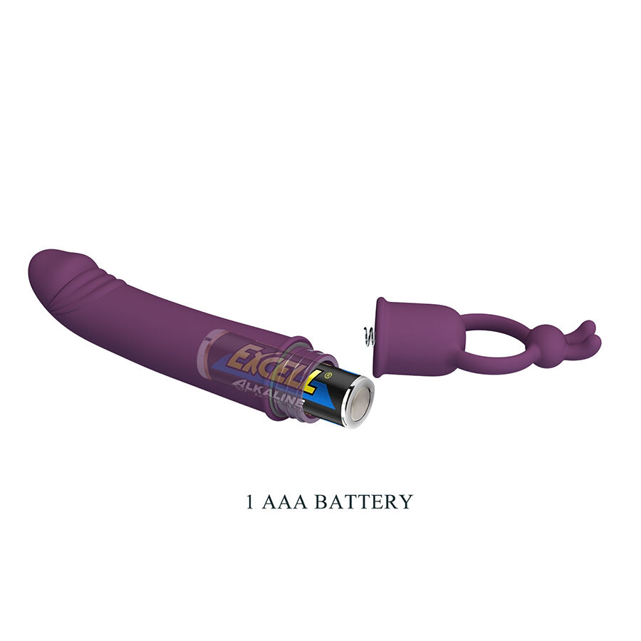 PRETTY LOVE - CORA VIBRADOR FORMA PENE CON ANILLO DE SUJECIÓN - Imagen 6