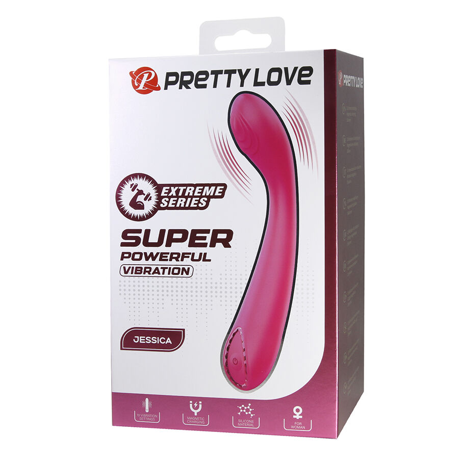 PRETTY LOVE - JESSICA VIBRADOR DE ALTA POTENCIA ROSA - Imagen 7