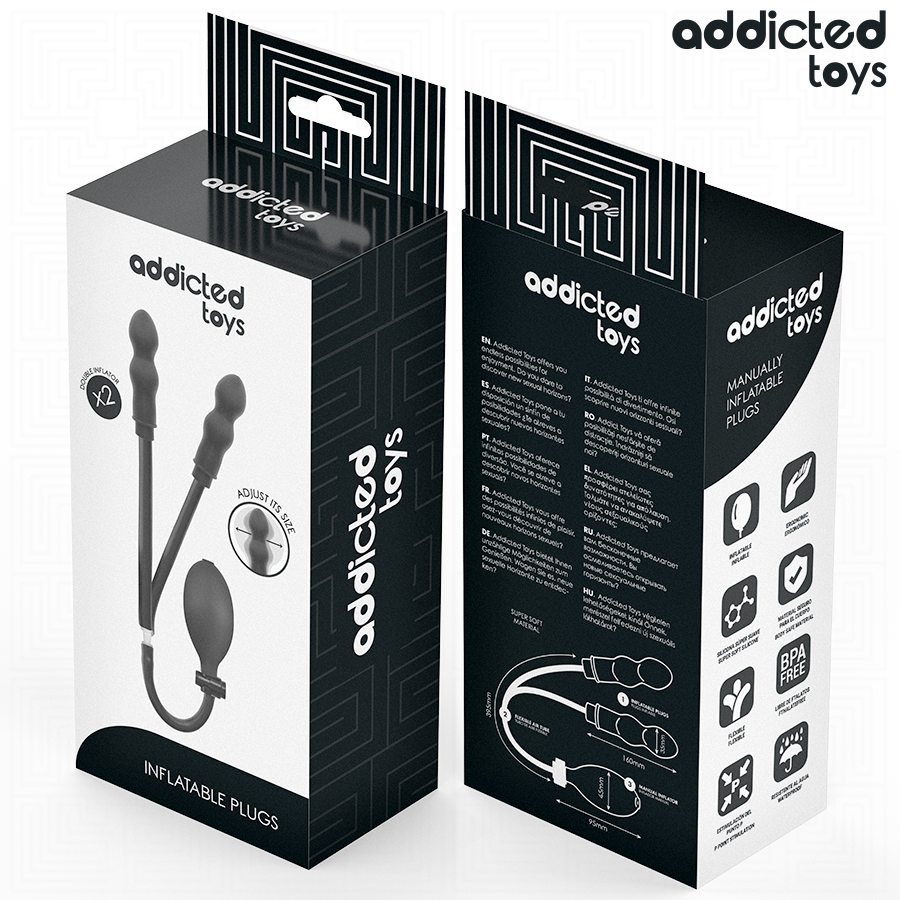ADDICTED TOYS - PLUG ANAL DOBLE INFLABLE MODELO 1 - Imagen 7