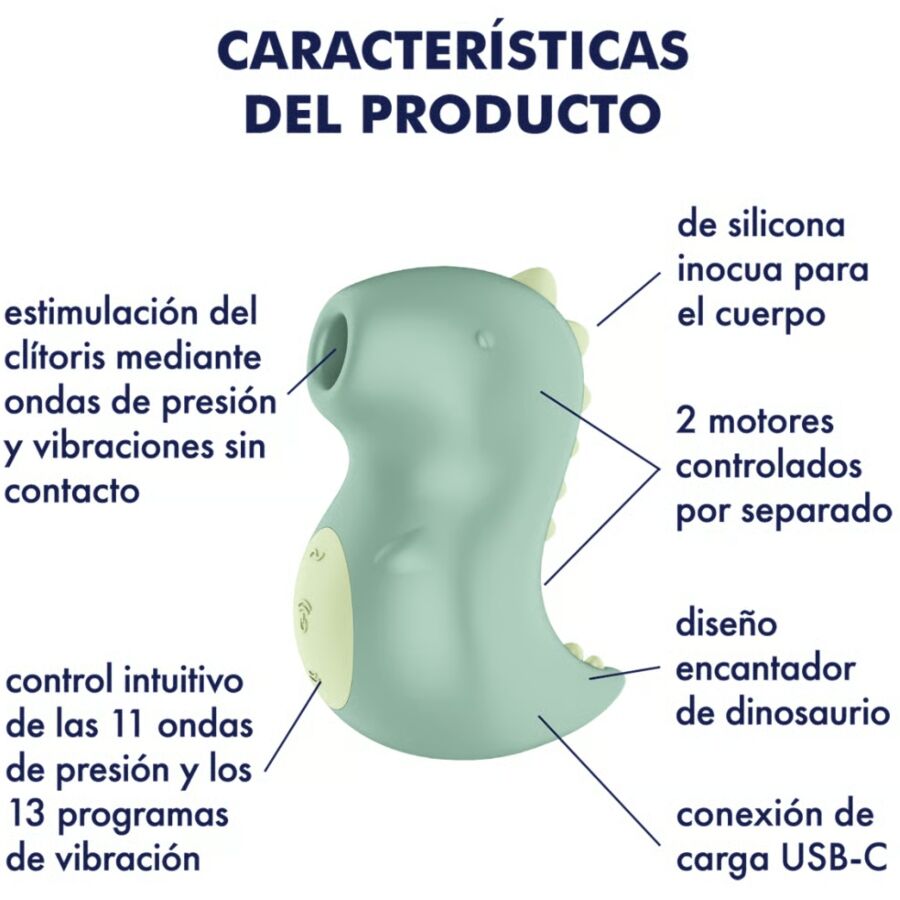 SATISFYER DIN-OOOH — AIR PULSE Y VIBRACIÓN - Imagen 5