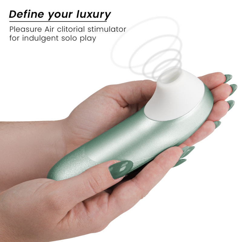 WOMANIZER - PRO VIBRANT ESTIMULADOR DE CLÍTORIS VERDE SALVIA - Imagen 2