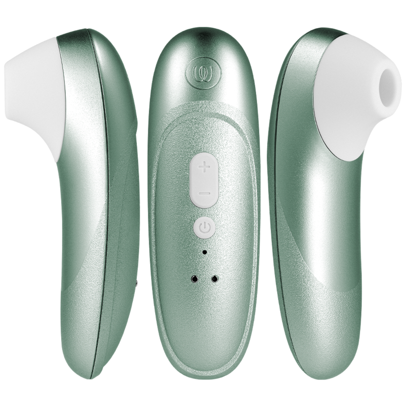 WOMANIZER - PRO VIBRANT ESTIMULADOR DE CLÍTORIS VERDE SALVIA - Imagen 4