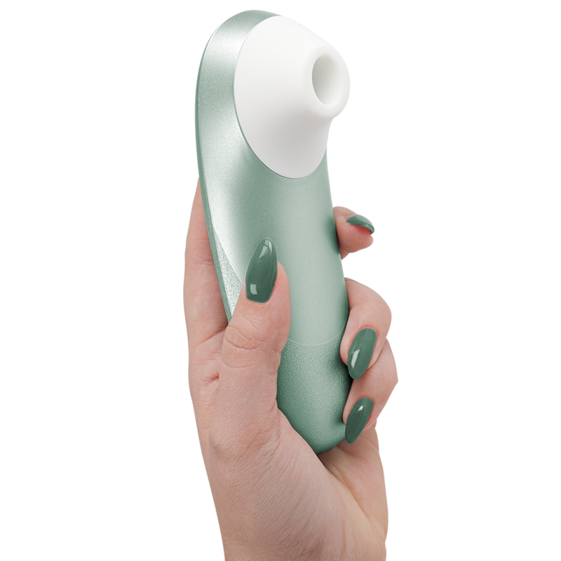 WOMANIZER - PRO VIBRANT ESTIMULADOR DE CLÍTORIS VERDE SALVIA - Imagen 5