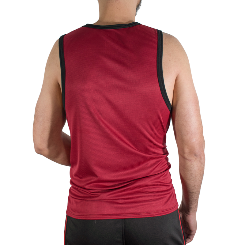 MACHO - CMV003 CAMISETA GYM GRANATE L/XL - Imagen 3