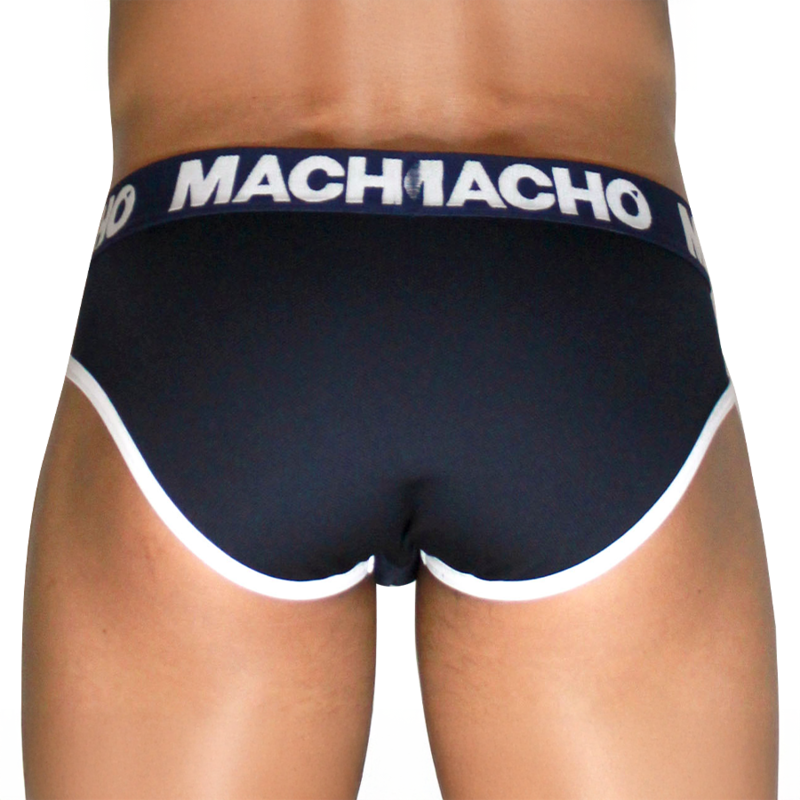 MACHO - MCH008 SLIP CLÁSICO AZUL MARINO XL - Imagen 3