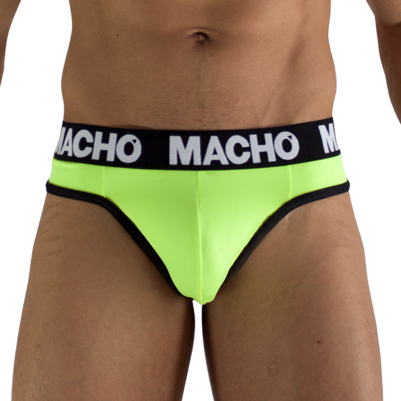 MACHO - MTG001 TANGA AMARILLO FLUOR L - Imagen 2