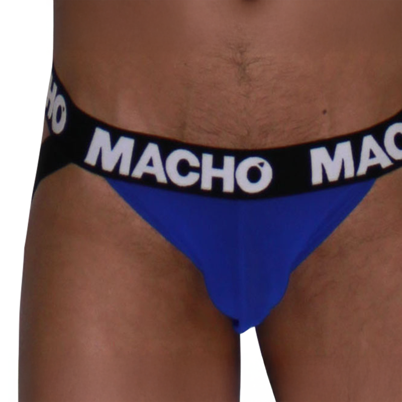 MACHO - MX28AZ JOCK AZUL REJILLA XL - Imagen 2