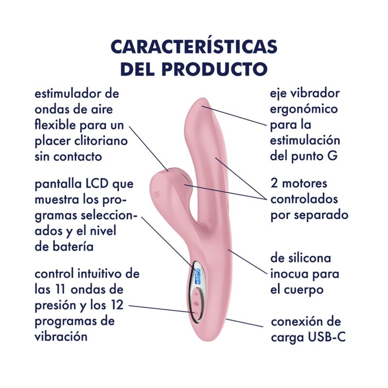 SATISFYER - PRO+ G-SPOT GENERATION 2 ROSA - Imagen 3