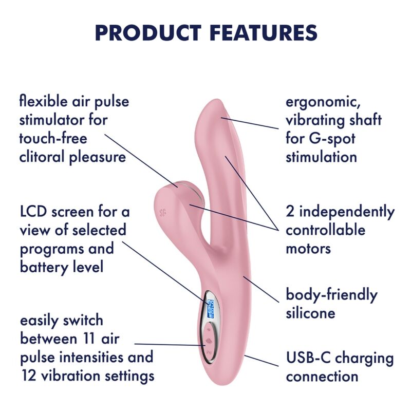 SATISFYER - PRO+ G-SPOT GENERATION 2 ROSA - Imagen 6