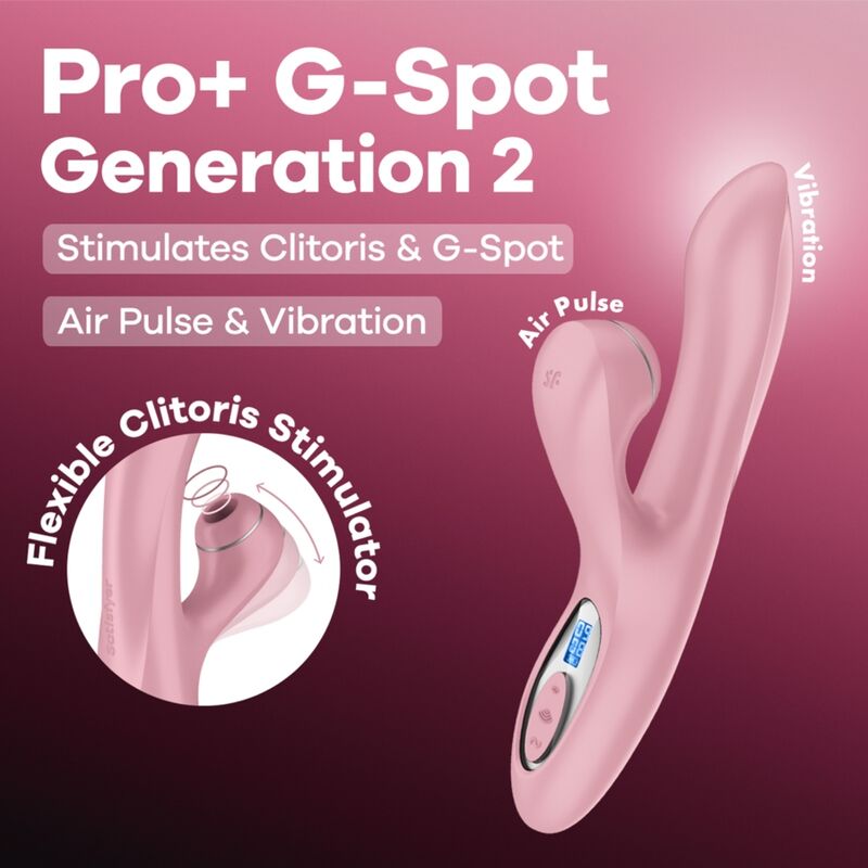 SATISFYER - PRO+ G-SPOT GENERATION 2 ROSA - Imagen 7