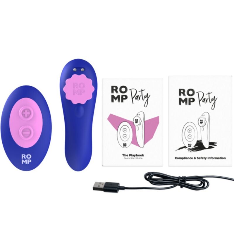 ROMP - PARTY PANTIE MAGNÉTICO VIBRADOR SILICONA CONTROL REMOTO - Imagen 11