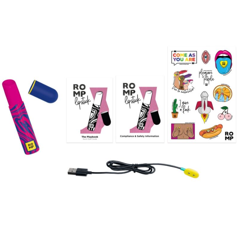 ROMP - LIPSTICK ESTIMULADOR DE CLÍTORIS PINTALABIOS 7 NIVELES - Imagen 5