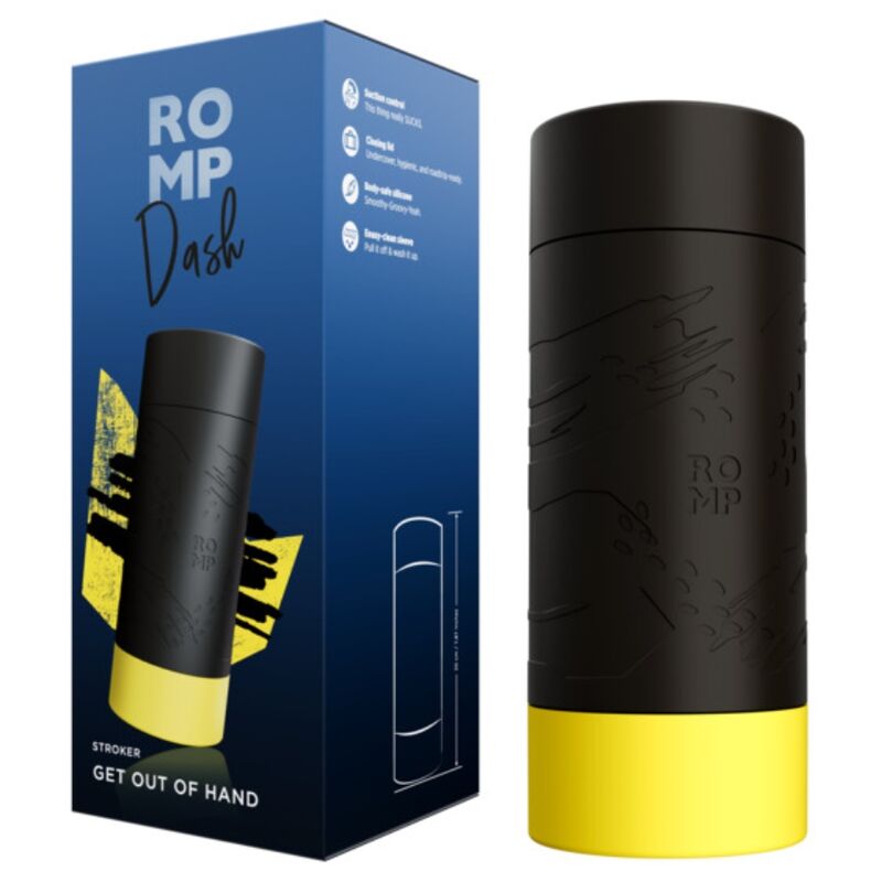 ROMP - DASH MASTURBADOR MASCULINO CON CONTROL DE SUCCIÓN 20 CM - Imagen 2