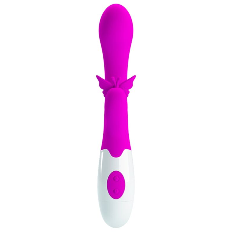 PRETTY LOVE - BUTTERFLY KISS VIBRADOR RABBIT 30 FUNCIONES MORADO - Imagen 6
